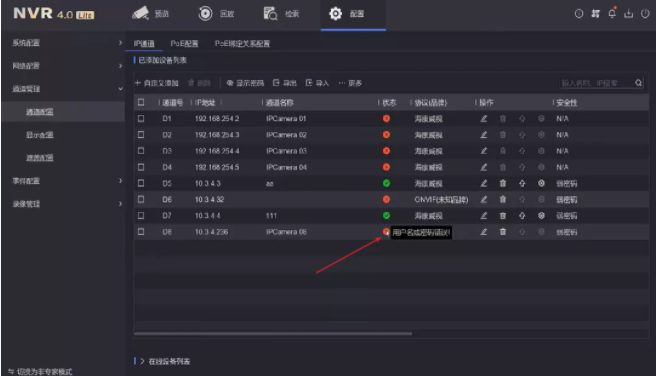 “通道被锁定”“网络不可达”“未认证的装备”问题解答NVR4.0 Lite通道专题来袭！  监控技巧  第5张
